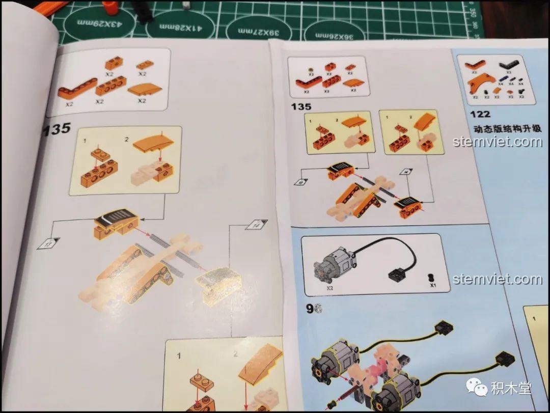 Mô hình Happy Build YC-QC004 Siêu xe McLaren P1 đã hoàn thành, nhìn trực diện từ phía sau, thể hiện sự mạnh mẽ và chi tiết của đuôi xe.