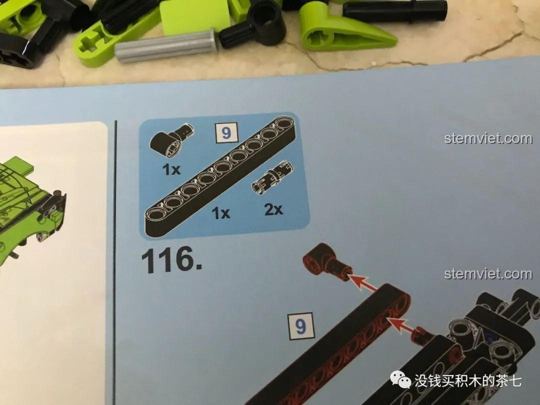 Các chi tiết nhỏ cần chú ý khi lắp ráp ghế ngồi đồ chơi xây dựng Mô hình siêu xe Lamborghini Sián Meiji Blocks 8600, phù hợp bé trai 6 tuổi, giá tốt