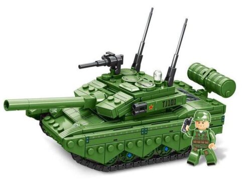 Bộ lắp ráp xe tăng Type 99A MingDi K0715 cho bé trai 6 tuổi, mô hình chi tiết, giá rẻ.