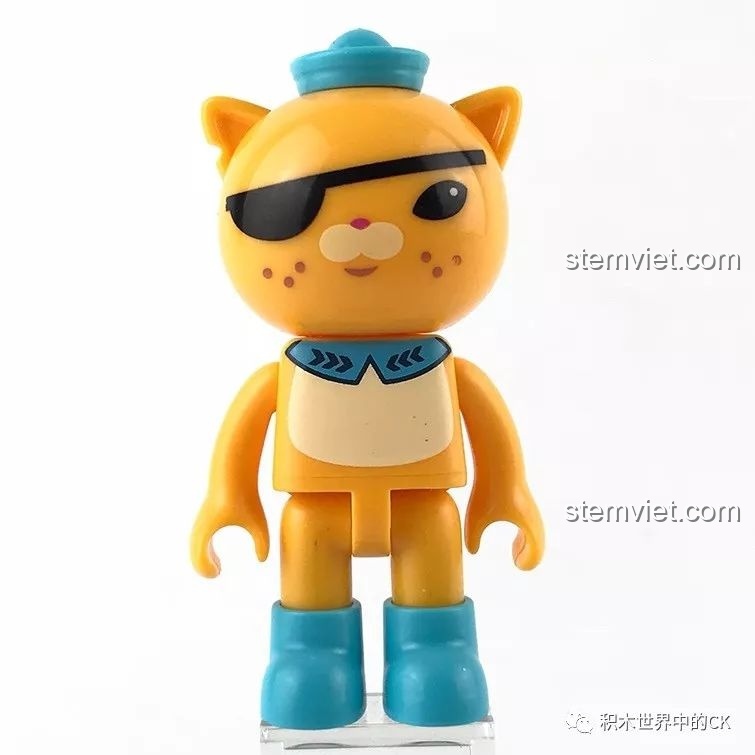 Nhân vật minifigure Kwazii trong bộ đồ chơi lắp ráp QMAN 3701, tạo hình đáng yêu và chi tiết.