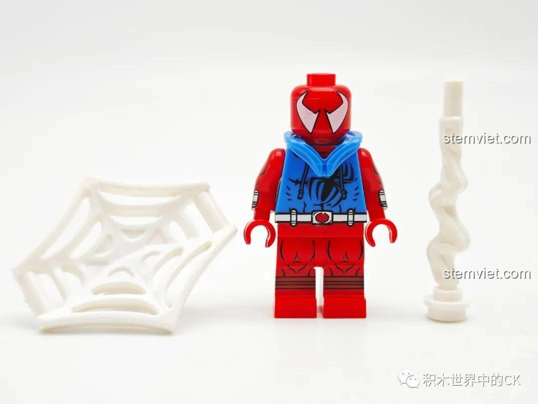 Minifigure Spot từ bộ KORUIT KT1069 Người Nhện: Du Hành Vũ Trụ, với thiết kế đốm đen độc đáo.