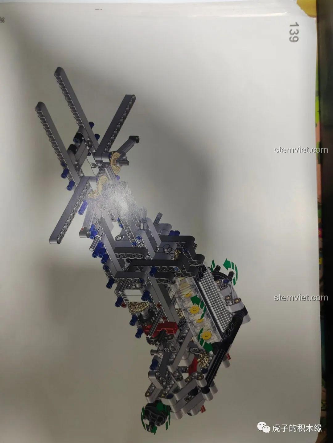 Hướng dẫn kiểm tra liên kết sau khi hoàn thành phần 1 của bộ lắp ráp Mô hình Koenigsegg One:1.