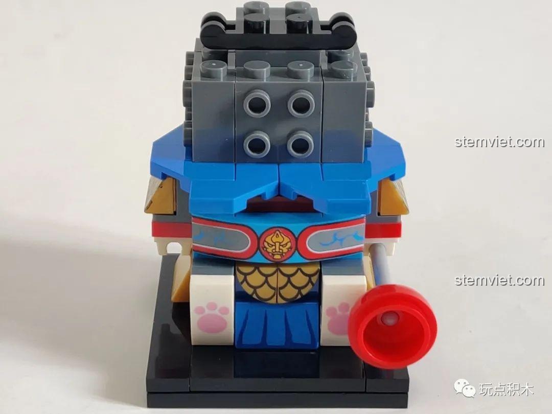 Hộp và các túi mảnh ghép của mô hình lắp ráp GUDI Ba Trát Hắc 52054 Cách Cách.