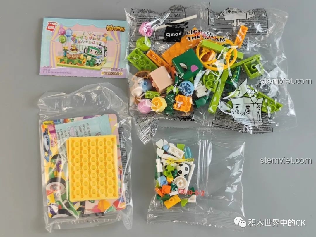 Mô hình Nhân vật Misila sinh nhật hoàn chỉnh từ bộ lắp ghép Keeppley 72019.