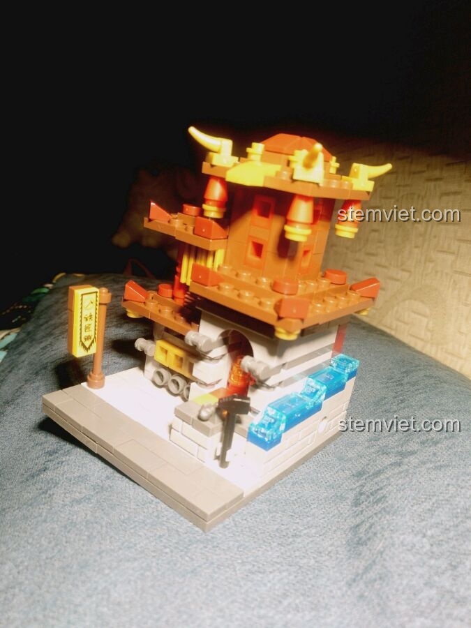 Mô hình Tiệm Rèn hoàn chỉnh từ bộ đồ chơi Dãy Phố Cổ Trung Hoa cho bé gái 10 tuổi.