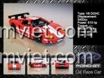 Ảnh tổng hợp thông số kỹ thuật của MOC MOC-20825 Xe đua Ford GT, một sản phẩm giá tốt dành cho người hâm mộ.