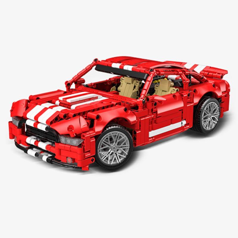 Bộ lắp ráp Siêu xe Ford Mustang GT500 MORK 023021-2, đồ chơi mô hình MORK cho bé trai 6 tuổi, giá rẻ.