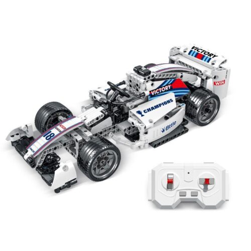 Mô hình xe đua F1 Williams FW41 điều khiển từ xa MORK 025001, bộ lắp ráp 640 mảnh cho bé trai 6 tuổi, giá rẻ.