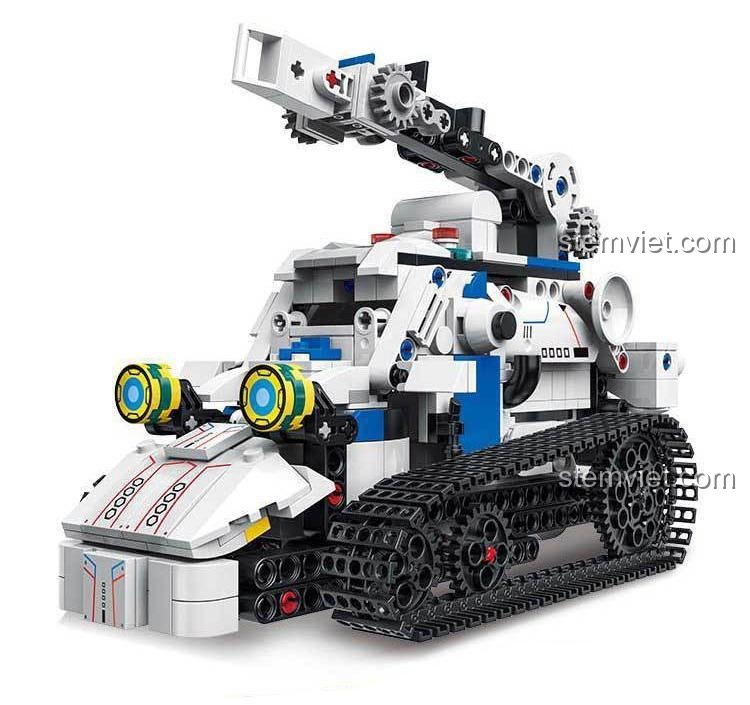Mô hình MORK 025101 Robot Lắp Ráp Điều Khiển Từ Xa biến hình thành xe tăng, đồ chơi lắp ráp robot điều khiển từ xa cho bé trai 6 tuổi