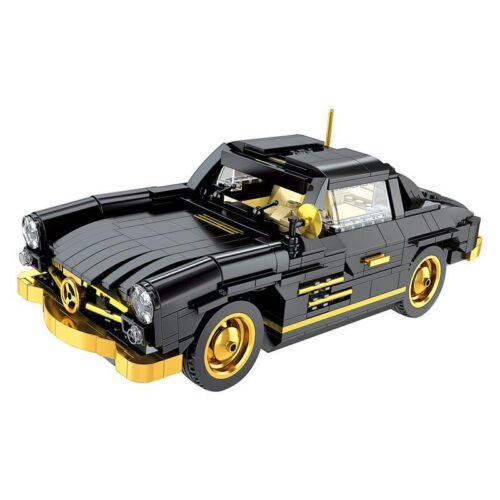 Bộ lắp ráp xe Mercedes-Benz 300SL Gullwing Mould King 10005 với chi tiết mạ vàng, đồ chơi mô hình cho bé trai 8 tuổi giá rẻ.