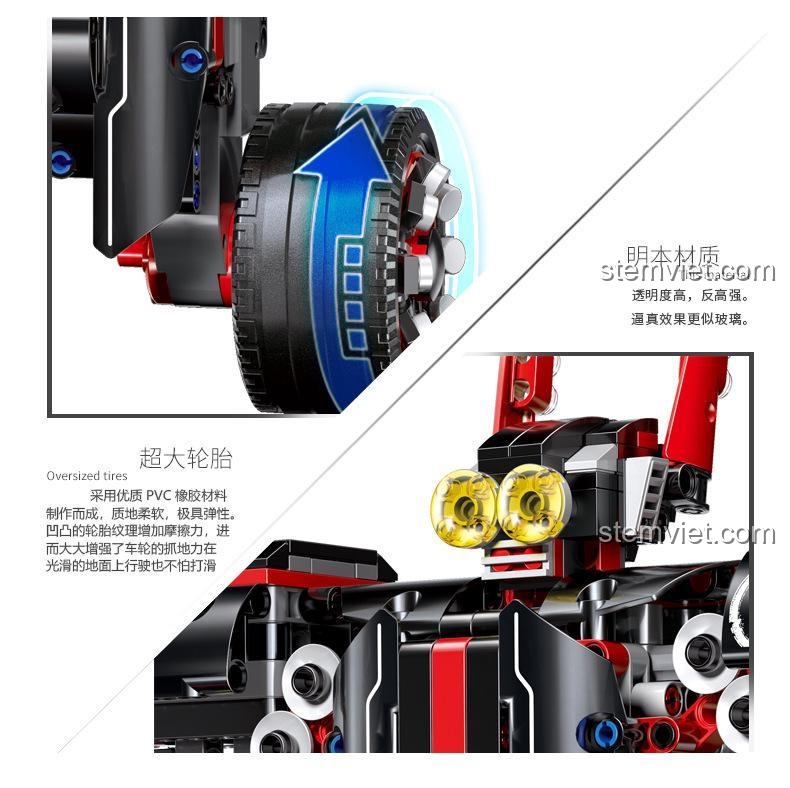 Ảnh thực tế của đồ chơi mô hình Robot giáo dục STEM Mould King 13028 sau khi lắp ráp xong.