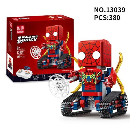 Hộp đồ chơi lắp ráp Robot Người Nhện Bánh Xích Mould King 13039, món quà hấp dẫn cho bé trai 8 tuổi.