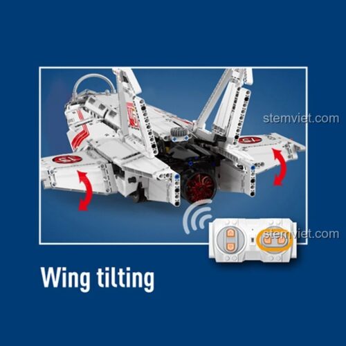 đồ chơi mô hình Mould King 15013 Máy bay đua trên không, chất lượng cao