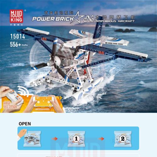 Thủy phi cơ Lưỡng cư Điều khiển từ xa Mould King 15014 sách hướng dẫn Mould King 15014 Máy bay điều khiển từ xa