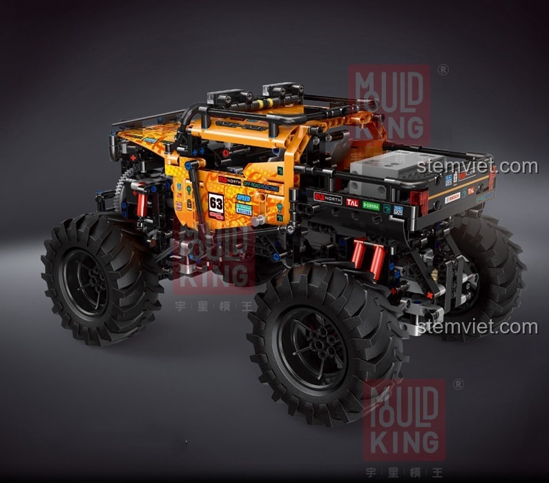Đồ chơi mô hình xe vượt địa hình điều khiển từ xa Mould King 18004, món quà hấp dẫn cho con trai.