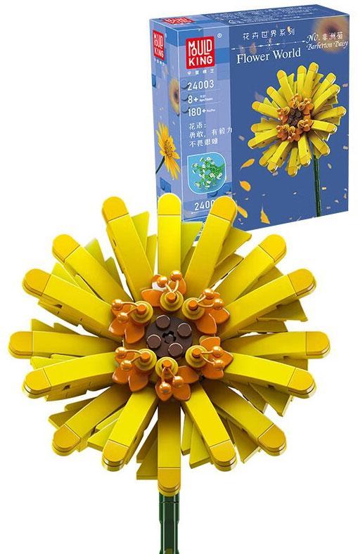 Bộ lắp ghép Mould King 24003 Hoa Cúc Đồng Tiền Vàng rực rỡ, đồ chơi mô hình sáng tạo cho bé gái 8 tuổi, giá tốt.