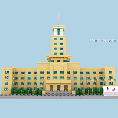 Mô hình Đại học Nam Khai 3124 đã lắp ráp hoàn chỉnh, đồ chơi xây dựng chi tiết cao cấp cho trẻ 6 tuổi, phát triển tư duy sáng tạo