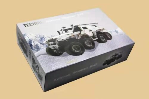 Hộp sản phẩm bộ lắp ráp Avtoros Shaman 8x8 P Brand P20003, đồ chơi cho bé trai 8 tuổi, giá rẻ.