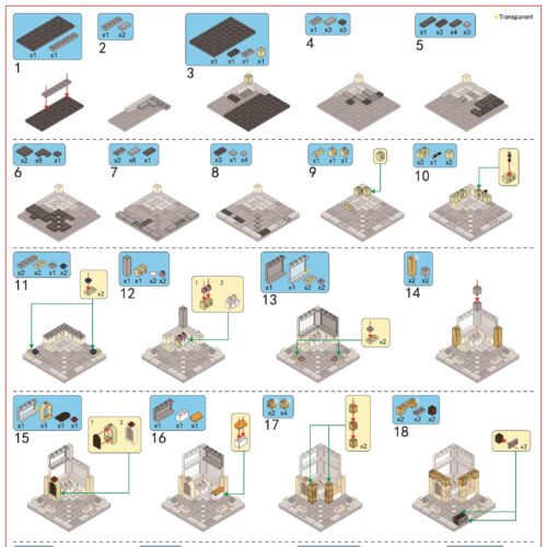 Cửa Hàng Trang Sức Chibi Panlos Brick 657039 sách lắp ghép Panlos Brick 657039 Cửa Hàng Trang Sức Chibi