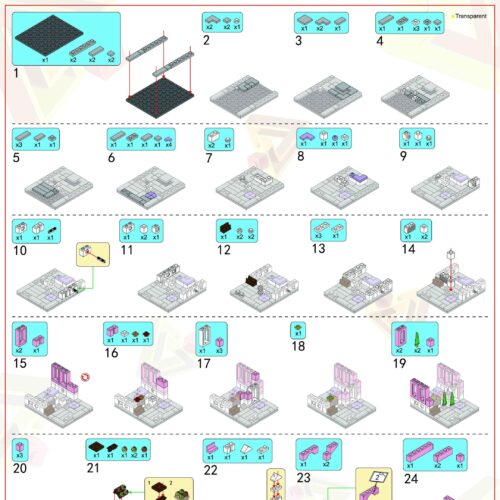 Cửa Hàng Mỹ Phẩm Hello Kitty Panlos Brick 657042 sách hướng dẫn Panlos Brick 657042 Cửa Hàng Mỹ Phẩm Hello Kitty
