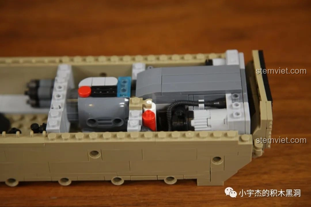 Hệ thống bánh chịu lực của xe tăng PanlosBrick 632010 Xe Tăng Chiến Đấu Chủ Lực M1A2 Abrams.