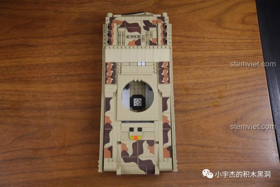 Toàn bộ mảnh ghép từ túi số 4 của bộ lắp ráp PanlosBrick 632010 Xe Tăng Chiến Đấu Chủ Lực M1A2 Abrams.