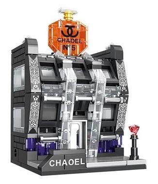 Bộ lắp ghép Cửa hàng nước hoa PanlosBrick 657021 với thiết kế tinh xảo, đồ chơi mô hình Cửa hàng nước hoa Chanel cho bé gái 6 tuổi, giá tốt.
