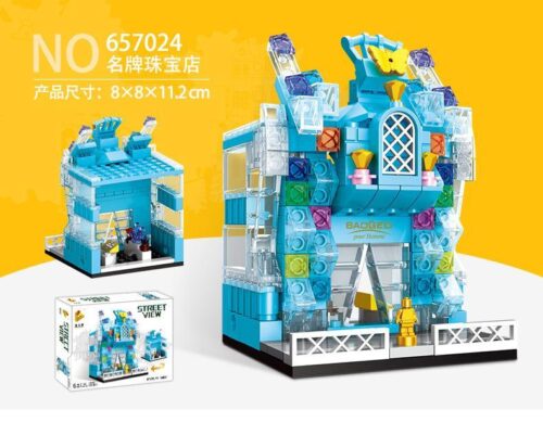 Bộ lắp ghép Cửa hàng trang sức PanlosBrick 657024, đồ chơi xây dựng chi tiết tinh xảo, phù hợp cho bé gái 6 tuổi, giá tốt.