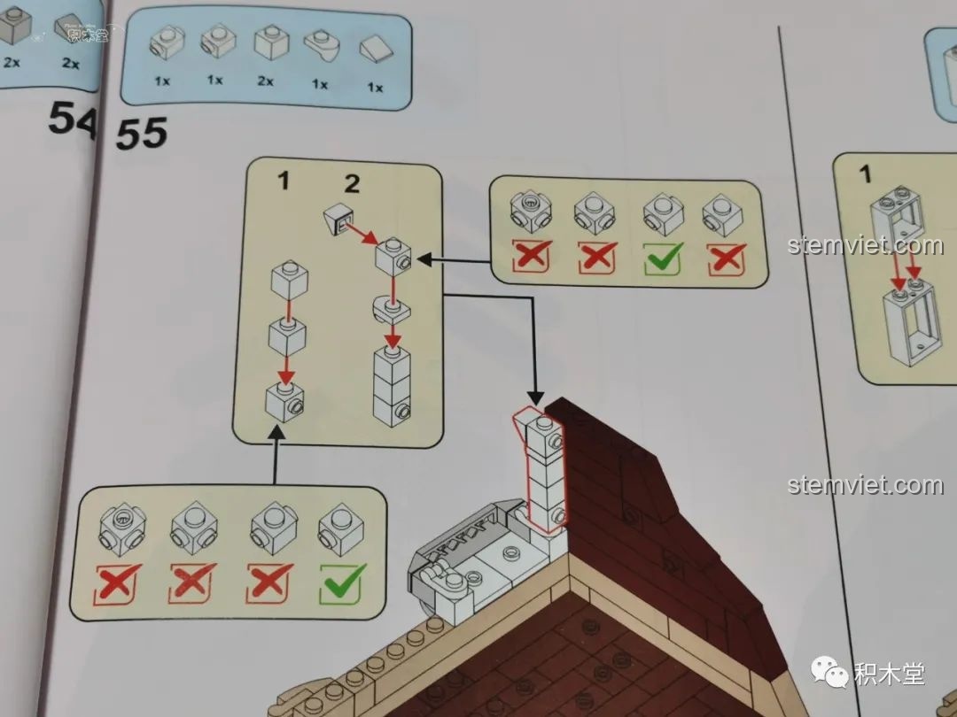 Toàn cảnh bộ lắp ráp Pantasy 86218 Sherlock Holmes 221B Baker Street đã hoàn thành.