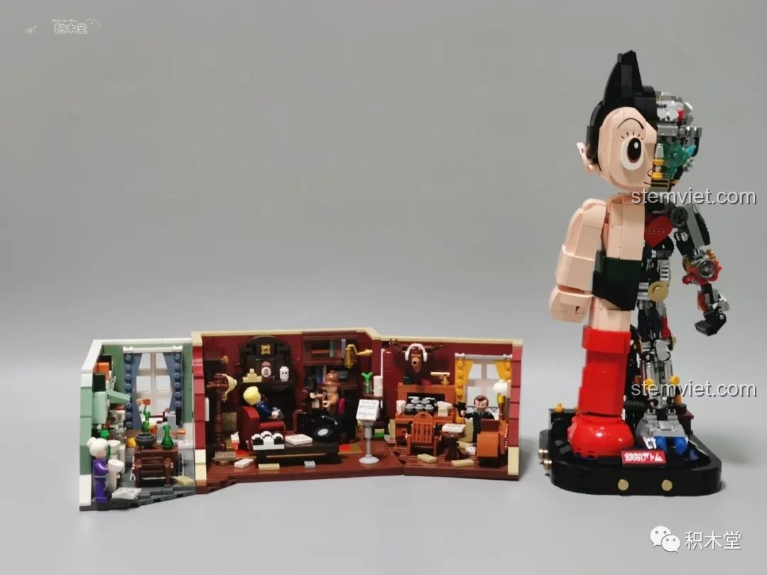 Chi tiết các mảnh ghép màu vàng được phun mạ.