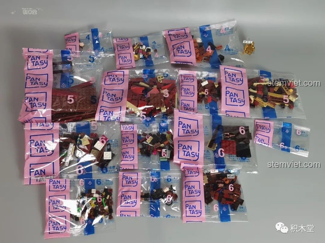 Trang hướng dẫn lắp ráp chi tiết của bộ Pantasy 86218.