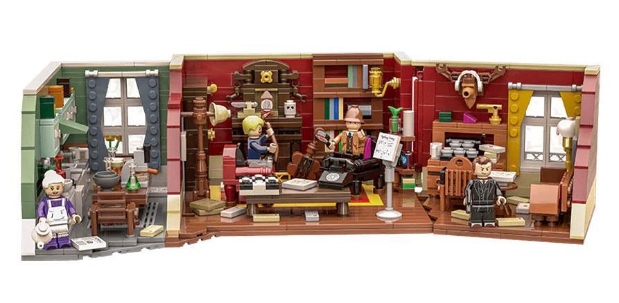 Bộ lắp ghép Pantasy 86218 Sherlock Holmes Baker Street 221B - Toàn cảnh