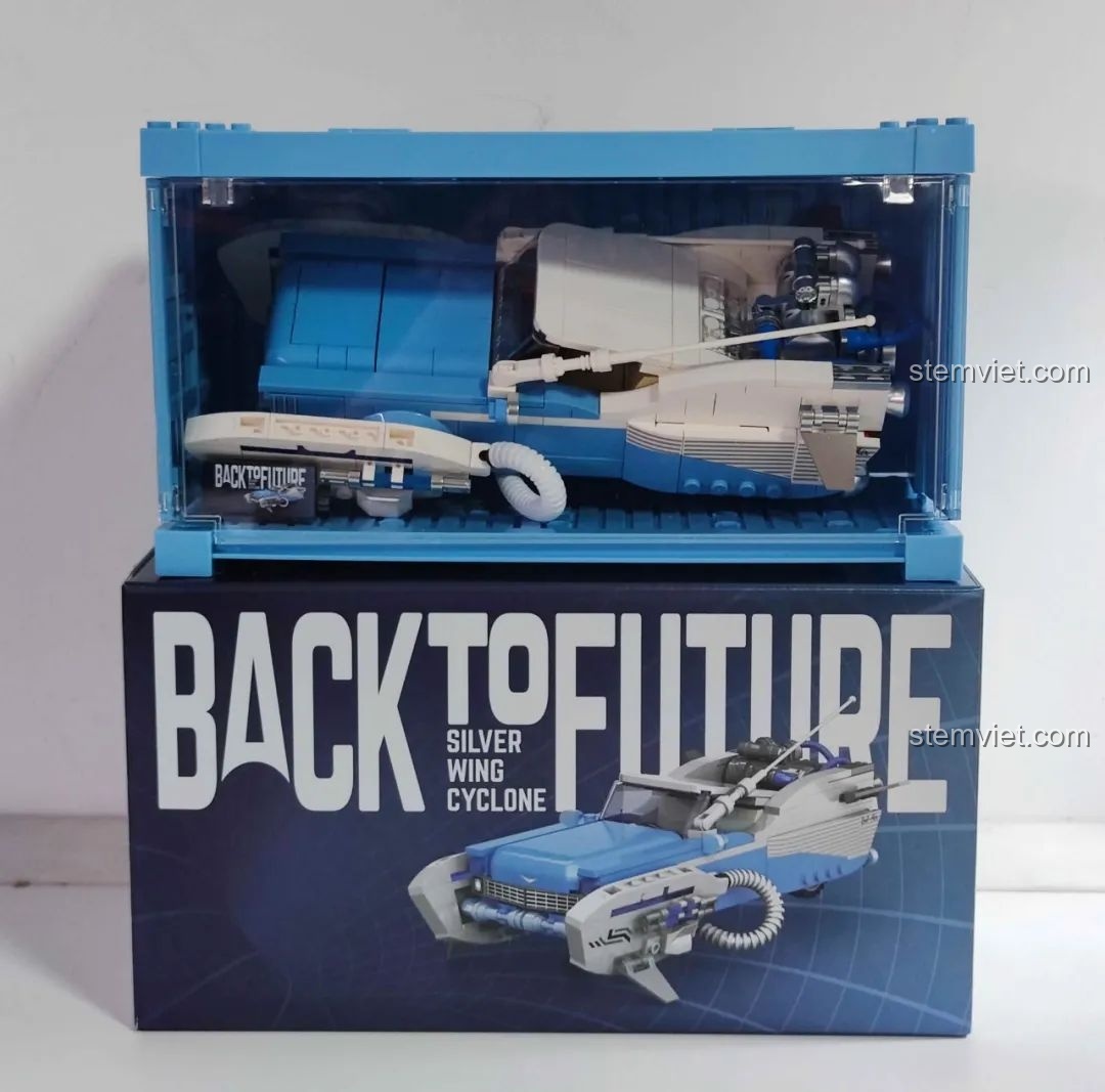 Ảnh 50 của bộ lắp ráp Pinbo PB8803 Xe Bay Tương Lai, mô hình trong container và hộp.