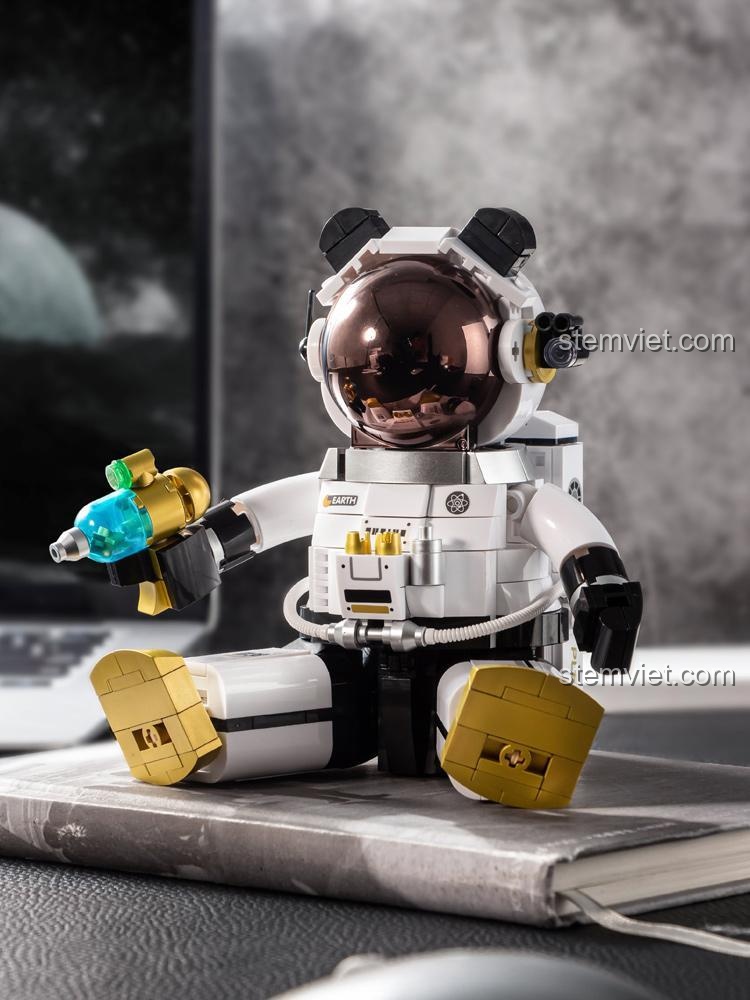 Đồ chơi trang trí Pleyerid 8031 Gấu trúc du hành vũ trụ, món quà độc đáo cho bạn bè, giá rẻ.