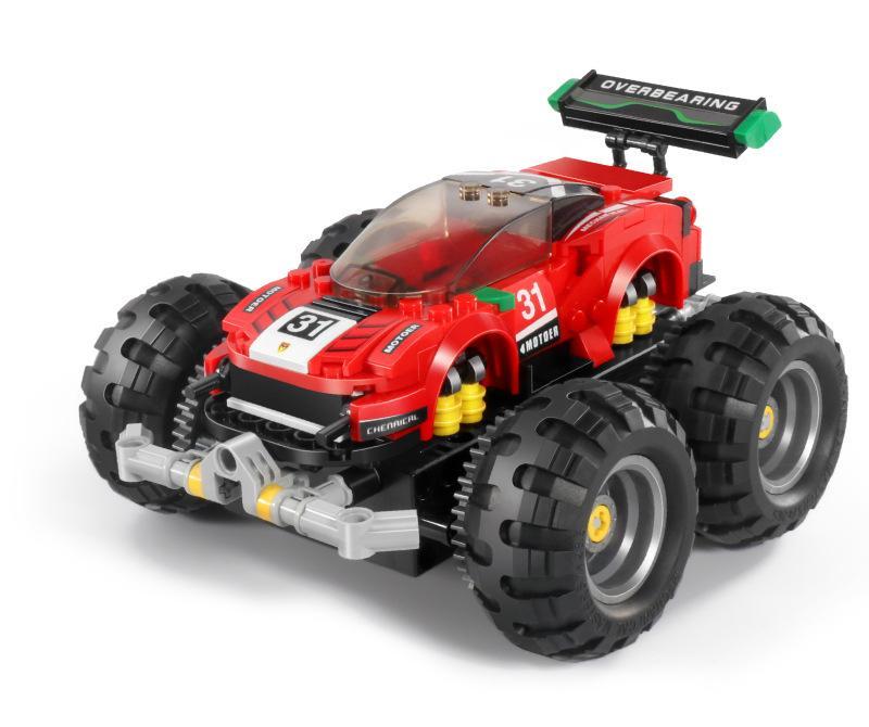 Bộ lắp ráp xe địa hình leo trèo RC Qihui 8031, đồ chơi mô hình cho bé trai 6 tuổi, giá rẻ.