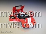 Bộ xếp hình Rebrickable MOC 20825 Ford GT đỏ sọc trắng, cửa và capo có thể mở.
