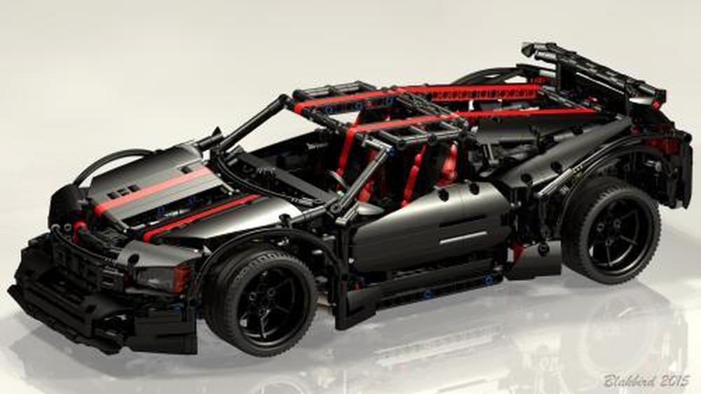 Mô hình xe thể thao tương lai Rebrickable MOC 3260, bộ lắp ráp Siêu xe Sát thủ X19 2015 dành cho con trai 16 tuổi, chất lượng cao.