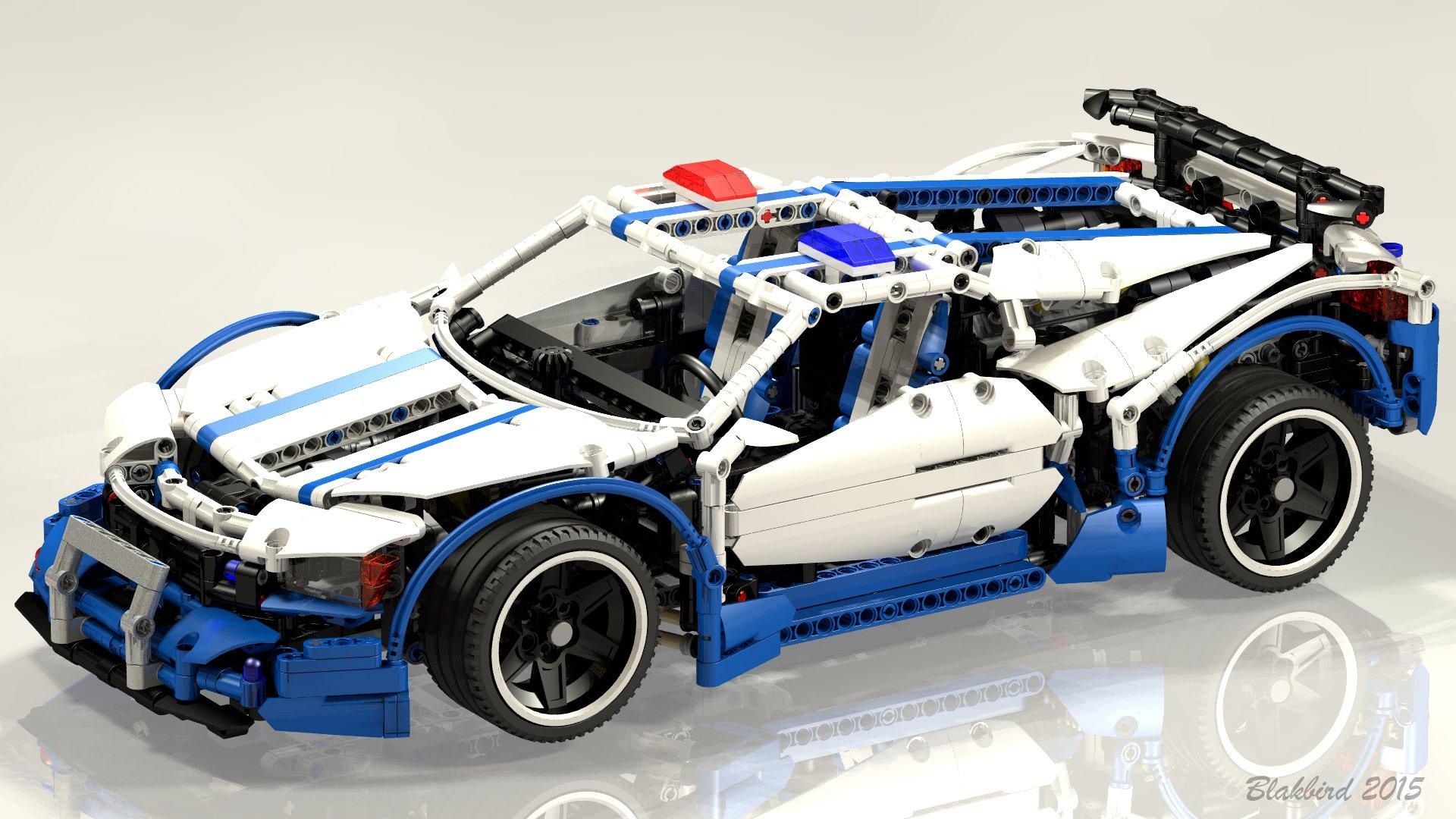 Bộ lắp ghép xe cảnh sát Sát Thủ X19 Rebrickable MOC-3263, mô hình Technic chi tiết cao cho bé trai 12+ tuổi, lựa chọn thay thế tiết kiệm cho LEGO®.