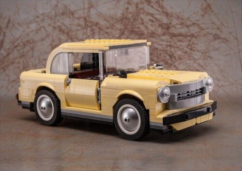 Bộ lắp ghép Rebrickable MOC-37127 Xe Coupe Cổ Điển màu vàng, mô hình ô tô cổ điển 749 mảnh ghép, đồ chơi cho bé trai 6 tuổi, giá tốt.