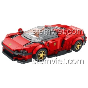 Đồ chơi mô hình Reobrix 11027 Ferrari Daytona SP3, bộ lắp ráp siêu xe Ferrari Daytona SP3 11027, cho con trai 14 tuổi, chất lượng cao.