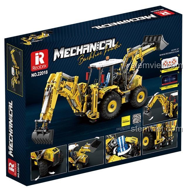 Các tính năng điều khiển từ xa của bộ xếp hình Reobrix 22018.