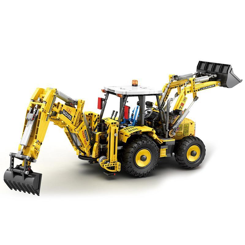 Mô hình xe xúc đào đa năng Reobrix 22018 chi tiết, dành cho con trai 14 tuổi.