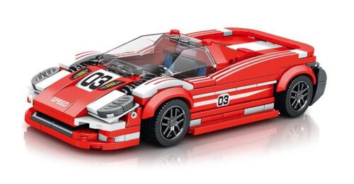 Mô hình hoàn thiện của bộ lắp ghép Xe Đua Porsche 917 Reobrix 680, một món đồ chơi mô hình giá tốt cho con trai 14 tuổi.