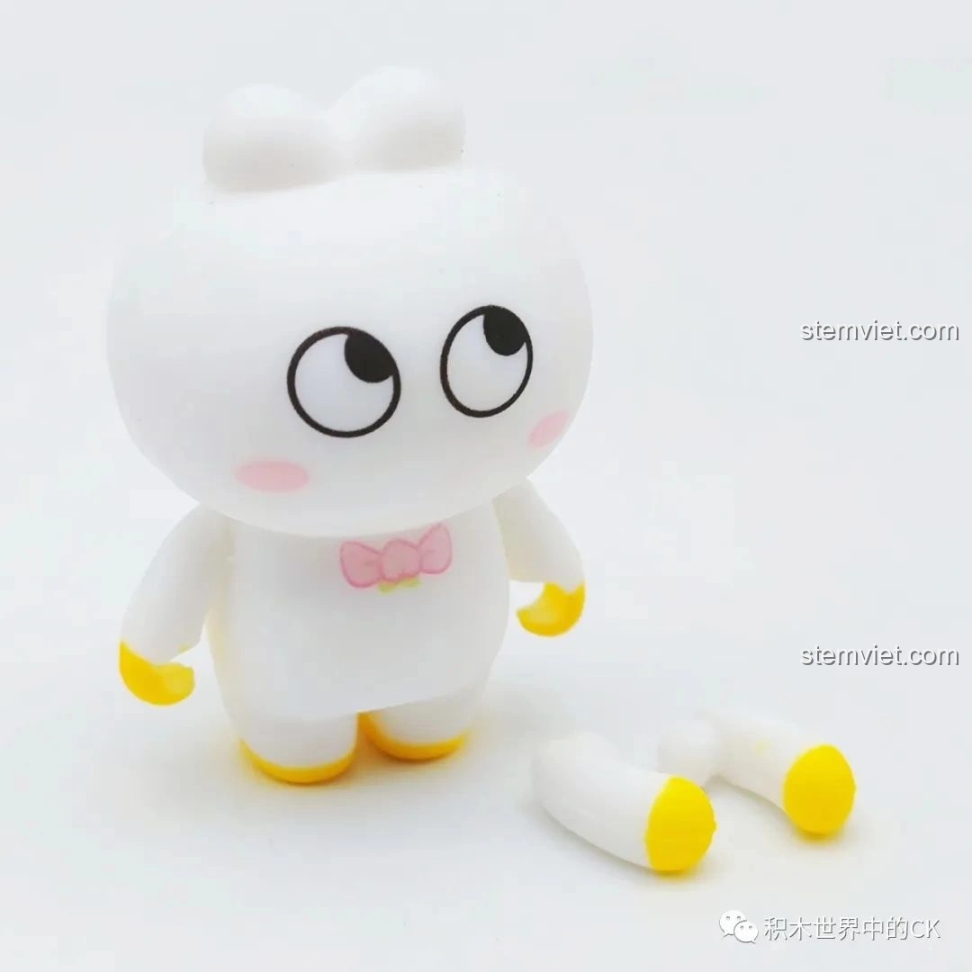 Minifigure Mãn Mãn với trang phục yếm nâu, một nhân vật chính trong bộ đồ chơi Wekki 506050.