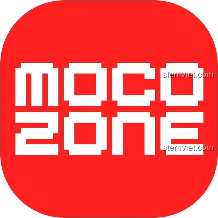 Logo của MOCOZONE, nguồn gốc của bài review chi tiết về đồ chơi lắp ráp BrickCool KS001 Quán Cà Phê Cyberpunk.