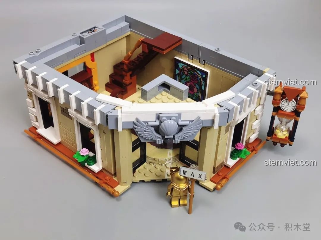 Chi tiết các tấm kim loại dùng để kết nối điện giữa các tầng của FunWhole F9033.