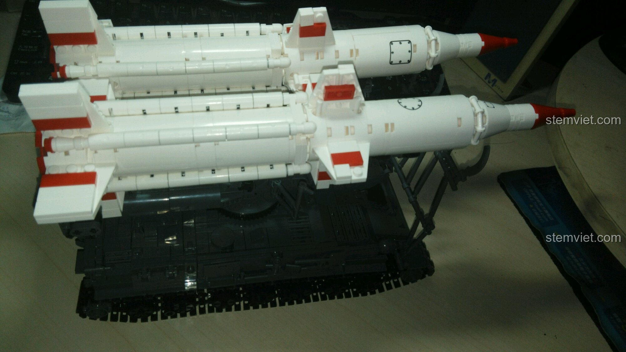 Mô hình hoàn chỉnh của Xe Tên Lửa SA-4 Ganef XB-06007, một sản phẩm đáng tiền từ Xingbao.
