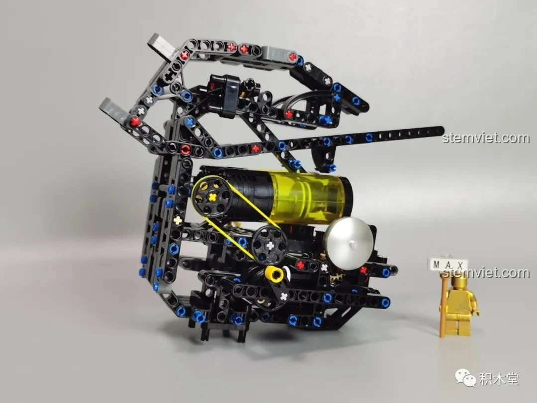 Lắp ráp phần đầu xe và cấu trúc càng sau đơn của K Box 10506 Mô tô Cyberpunk 2077 Nazare.