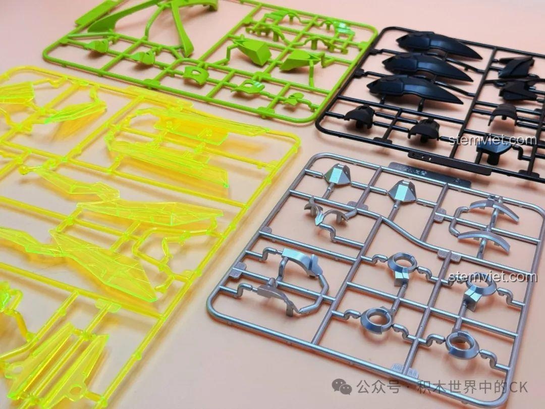 Khung mảnh ghép với các chi tiết nhựa ABS cao cấp của bộ lắp ghép Keeppley 78011 Tôn Thượng Hương Mecha.