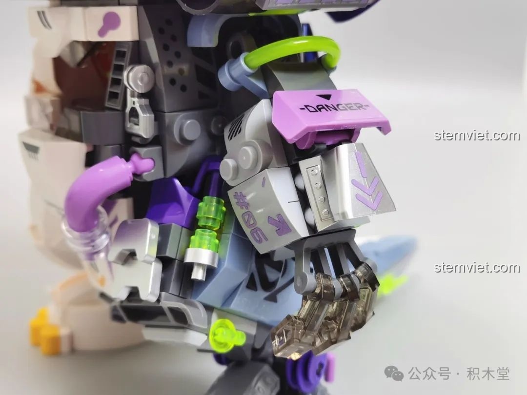 Chi tiết bàn chân bên phía rồng của Rồng Thời Không TC1814, móng vuốt vàng.